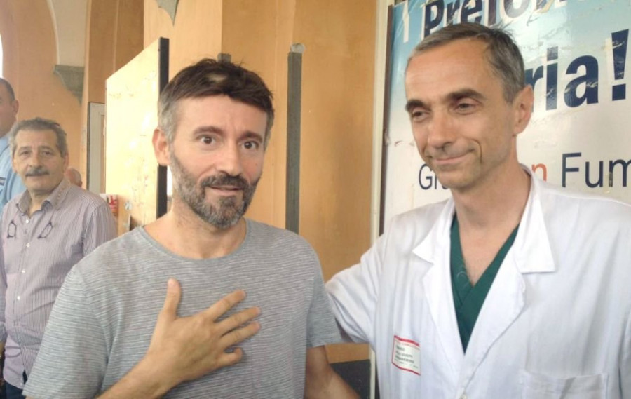 Max Biaggi abandona el hospital: "Estoy feliz, vuelvo a casa"