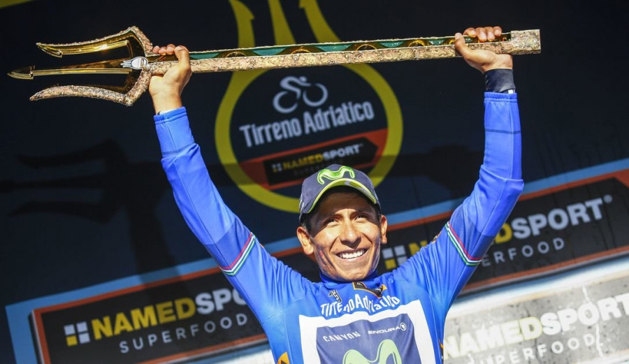 El Movistar Team desmiente que Nairo Quintana haya sufrido un accidente