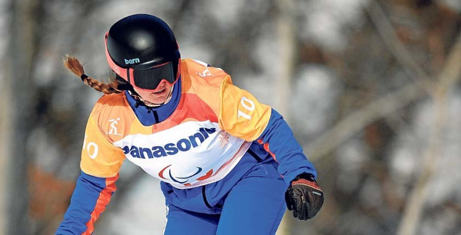 Astrid Fina, medalla de bronce en snowboard