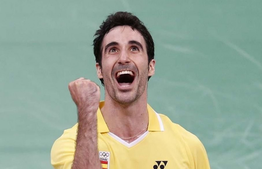 Pablo Abián, subcampeón del Open de Austria de bádminton