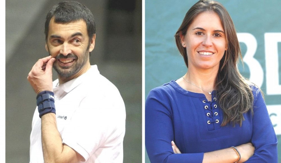 Sergi Bruguera y Anabel Medina, capitanes de Copa Davis y Copa Federación