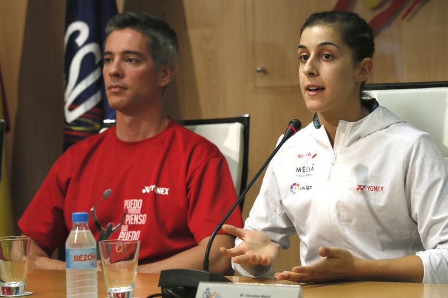 Carolina Marín: "Estoy mejor que en los Juegos Olímpicos"