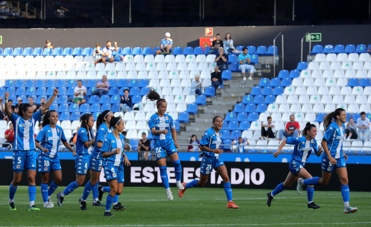Incontestable victoria (4-0) del Deportivo Abanca ante el Rayo Vallecano en la primera jornada de liga