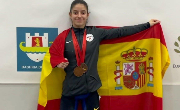 Ruth Fuentefría se cuelga dos bronces en el Europeo júnior