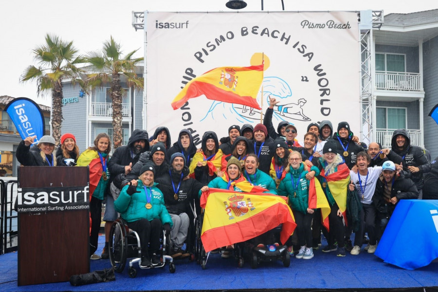 España, bronce por equipos en el Mundial de surf adaptado