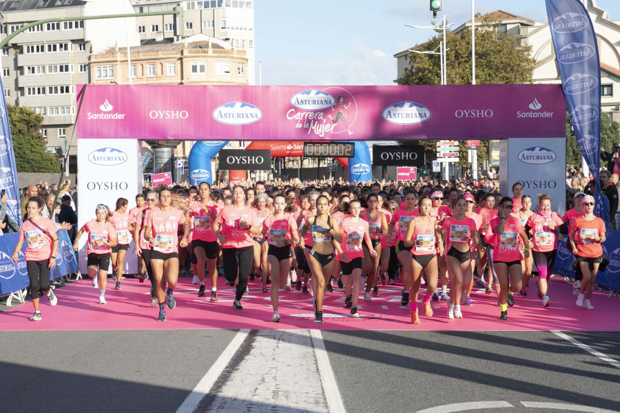 Más de 5.000 personas participarán este domingo en la Carrera de la Mujer en A Coruña