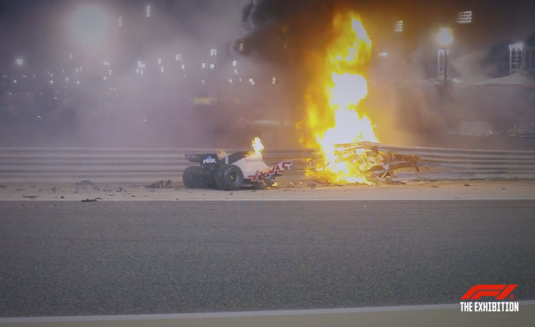 La exposición de Fórmula 1 de Madrid exhibirá el coche del accidente de Grosjean en 2020