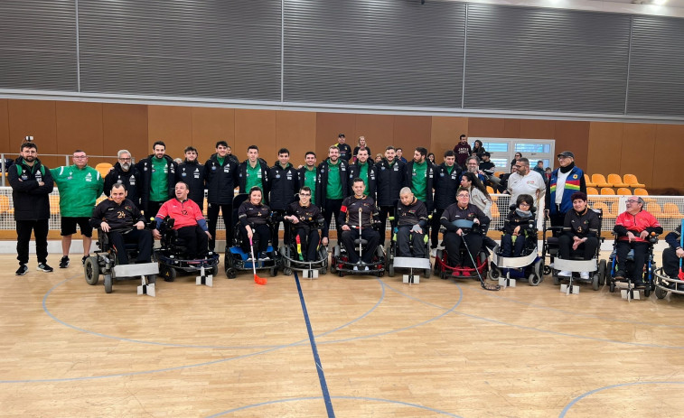 El Liceo visita al equipo de hockey en silla de ruedas AD Barberà