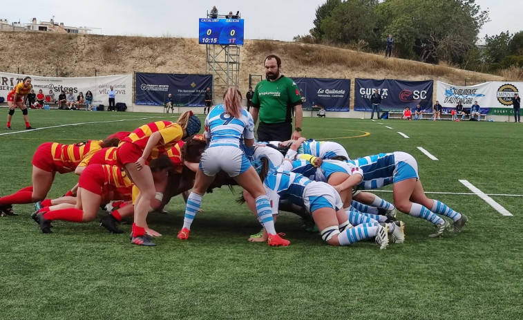 Galicia, subcampeona de España de rugby femenino