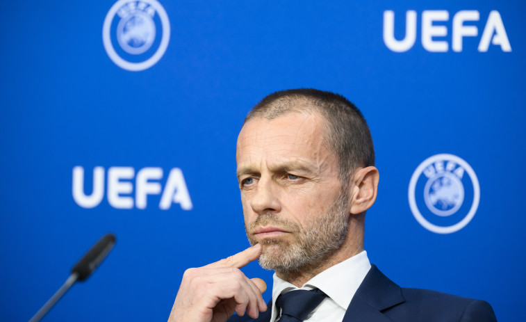 El presidente de la UEFA acusa a la prensa de exagerar el caso Rubiales