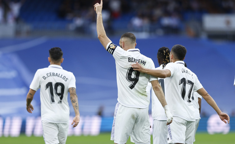 Benzema y Rodrygo golean al Almería