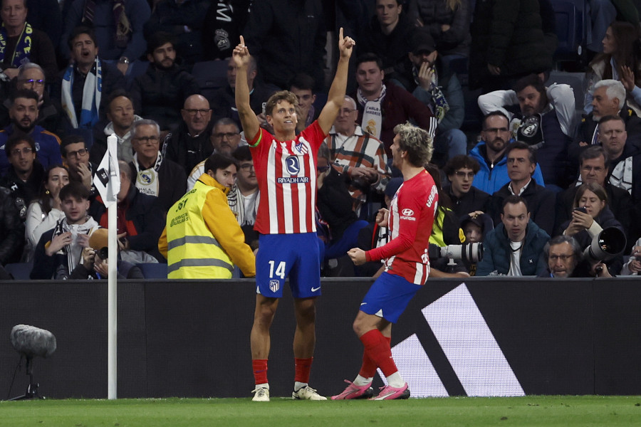 Marcos Llorente mantiene viva la lucha por el título con su gol al Real Madrid (1-1)