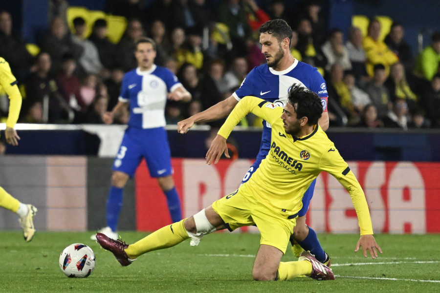 Saúl devuelve al Atlético a la zona de Liga de Campeones y frena al Villarreal (1-2)