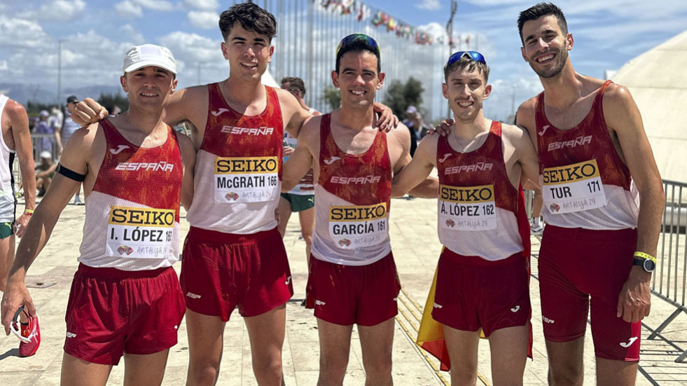 España, oro masculino y bronce femenino en los 20 km marcha