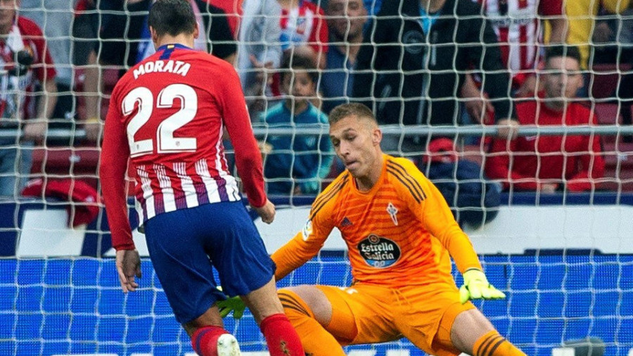 El Celta se topa con Oblak y Griezmann no perdona a los olívicos