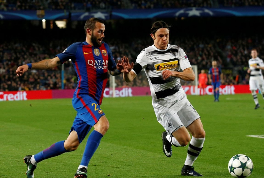 Aleix Vidal padece una "lesión grave" en el tobillo derecho