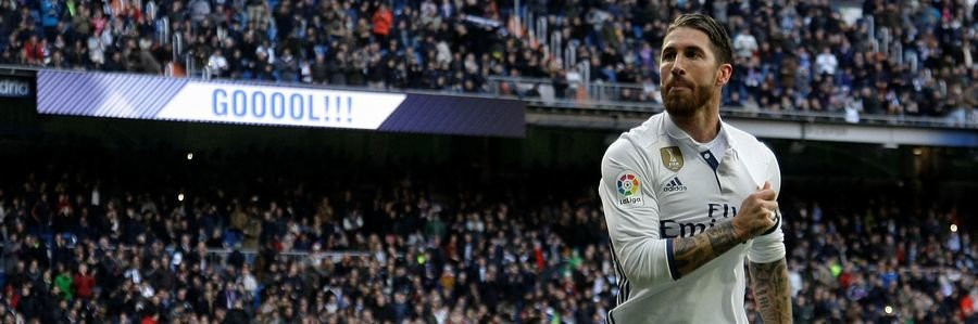 Un doblete de Ramos da la victoria al Madrid ante el Málaga