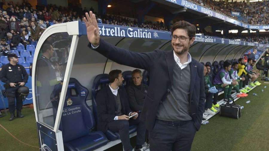 Víctor Sánchez del Amo, entrenador del Málaga hasta final de temporada