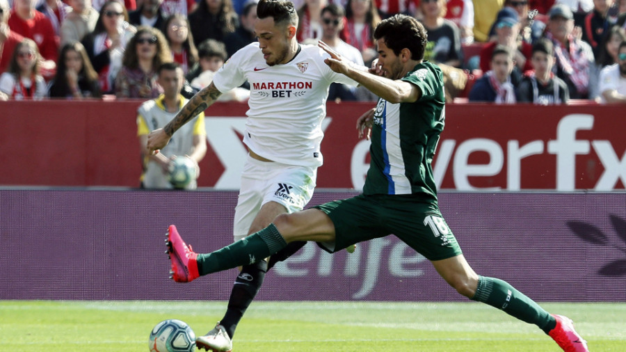 Sanción de 6.000 euros para el aficionado del Rayo que le tocó el culo a Ocampos