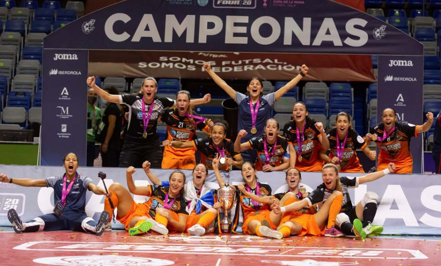 El CD Burela FS cierra  una brillante temporada con su cuarto título