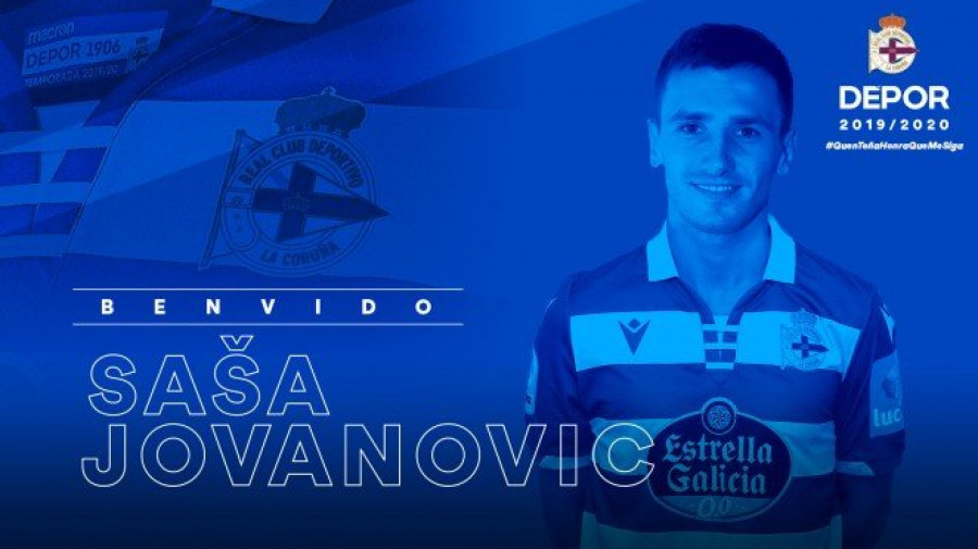 El Depor oficializa la llegada de Sasa Jovanovic