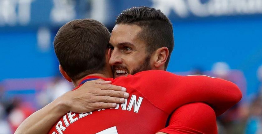 Koke y Oblak finiquitan la ilusión  del sueño europeo del Getafe