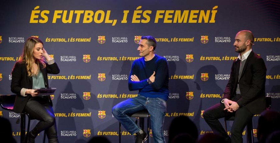 Ernesto Valverde y su vínculo con el fútbol femenino