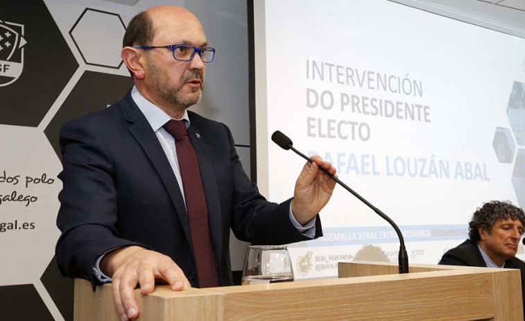 Rafael Louzán, reelegido presidente de la Federación Gallega de Fútbol