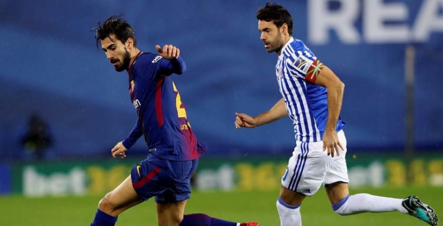André Gomes confiesa que no es feliz en  el Barcelona