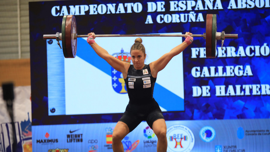 Las ‘Irenes’ levantan a Galicia en el Nacional de halterofilia