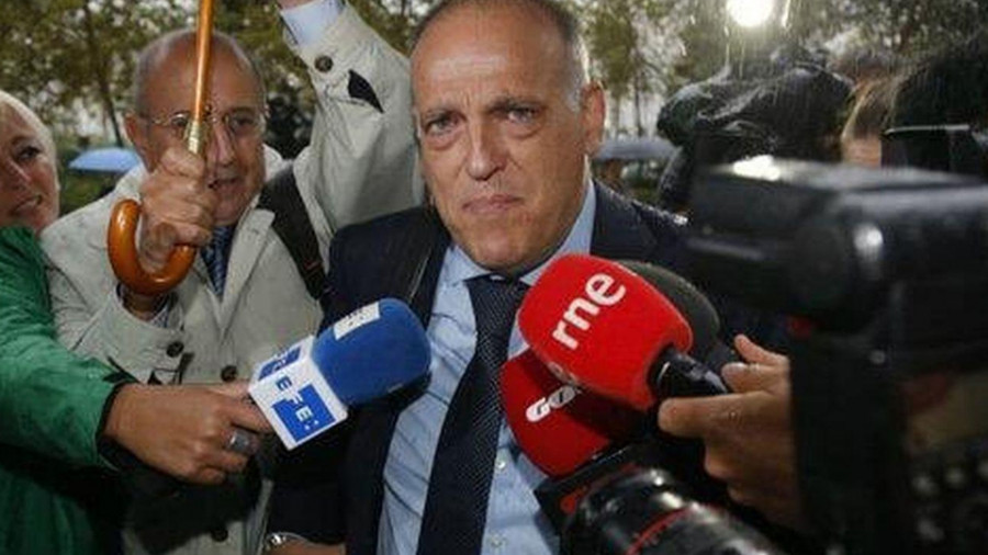 El despacho de Tebas, detrás de la Fundación del Fuenlabrada