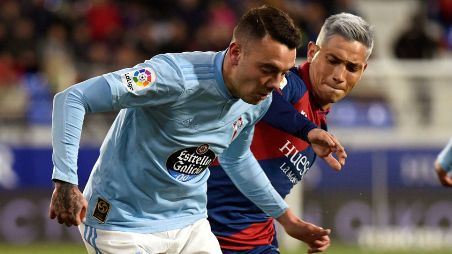 La falta de acierto del Huesca deja vivo al Celta