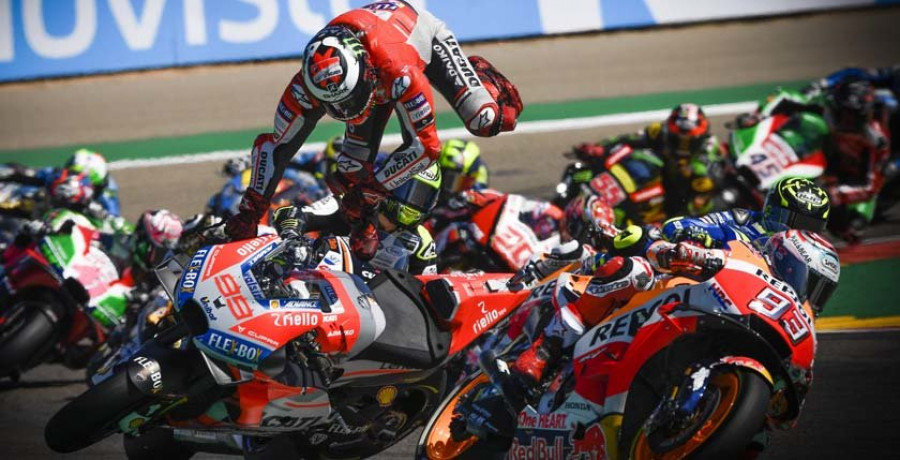 Márquez marca territorio