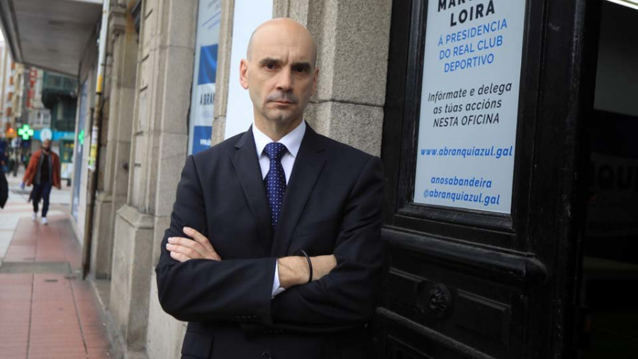 Martínez Loira pide al deportivismo delegar sus acciones en Lendoiro