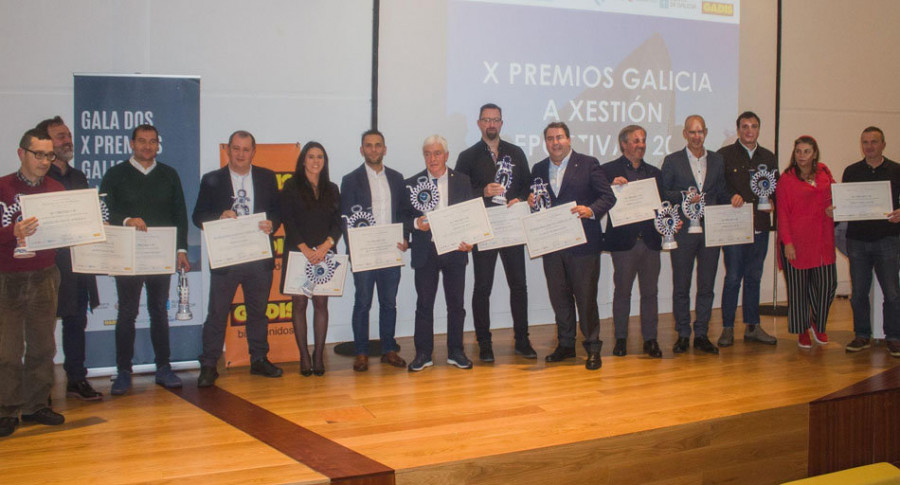 Los premios a los gestores del deporte gallego cumplen diez años