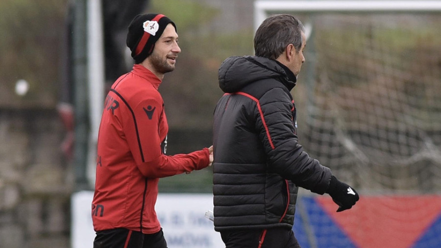 Fede Cartabia regresa al entrenamiento y completa la sesión grupal