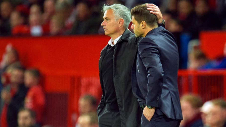 Mourinho suple a Pochettino en el banquillo del Tottenham