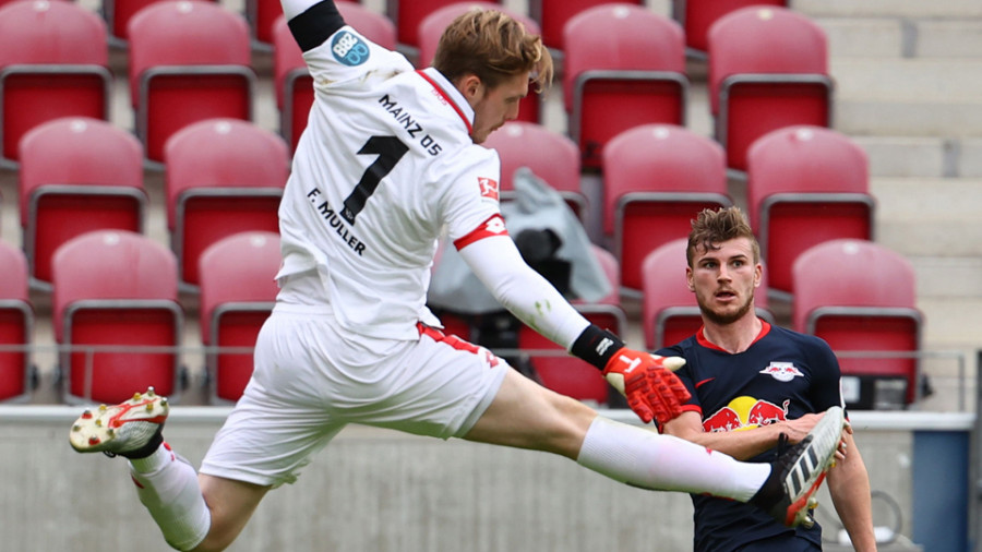 El Leipzig golea y recupera en Mainz la tercera posición