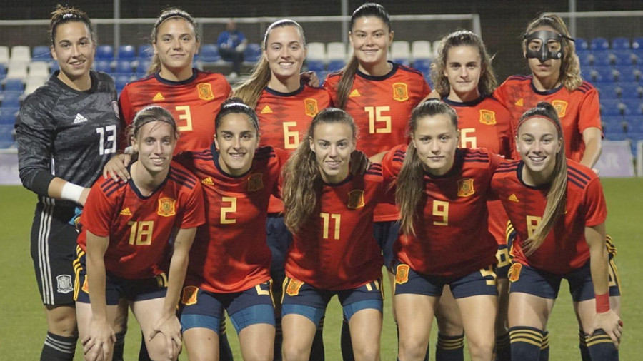 Pleno blanquiazul en el once inicial de la sub-20