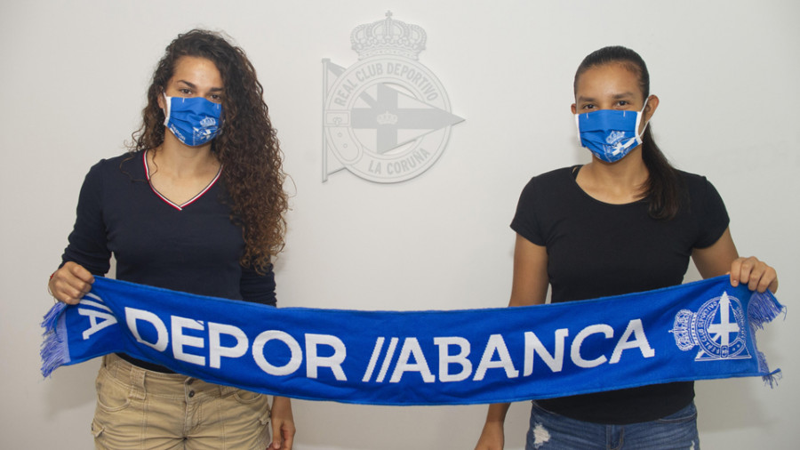 Noelia Bermúdez y Stephannie Blanco, listas para entrenar