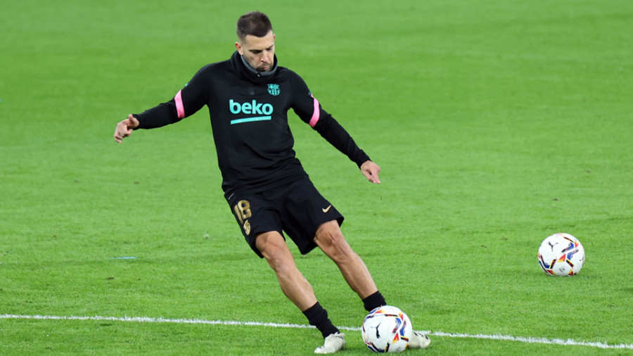 Jordi Alba entra en la convocatoria para el Clásico