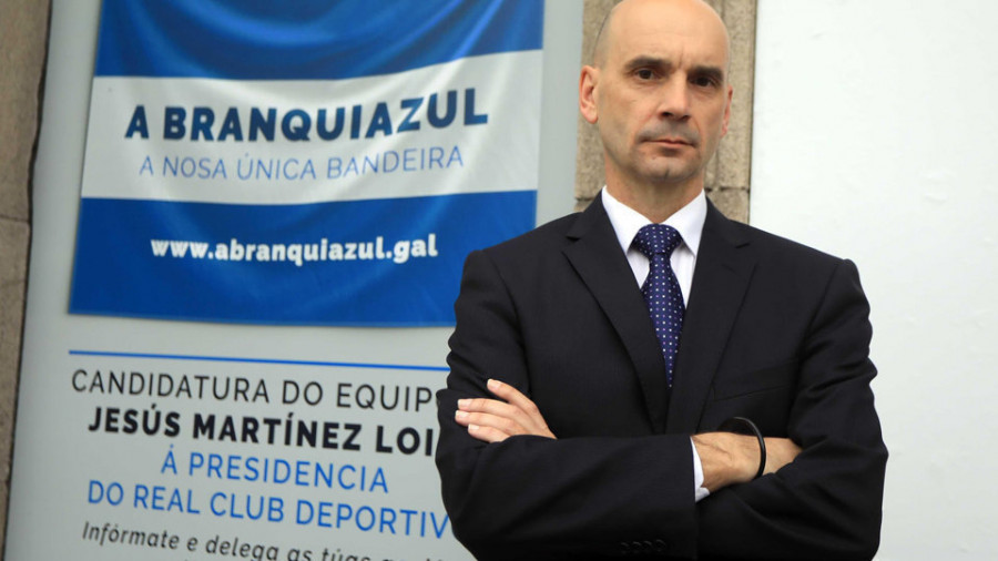 Jesús Martínez Loira: “El deportivismo y el accionista del Deportivo van a saber ver que el tiempo de Fernando Vidal ha pasado”