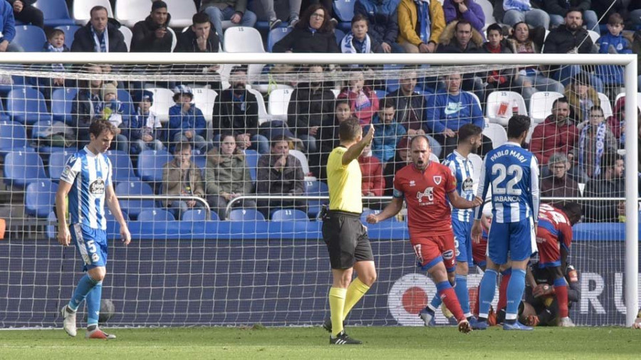 La escuadra blanquiazul encajó un gol en Riazor 455 minutos después