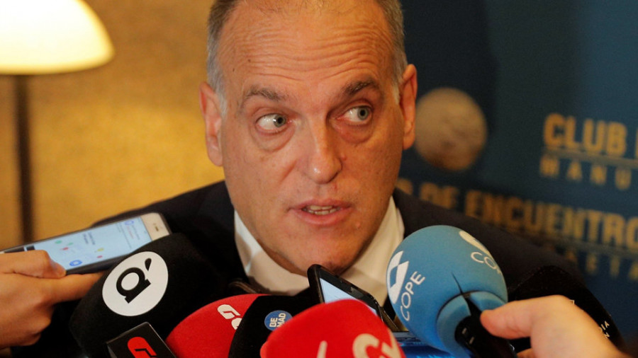 Tebas confirma que la LFP asumirá las deudas del Reus