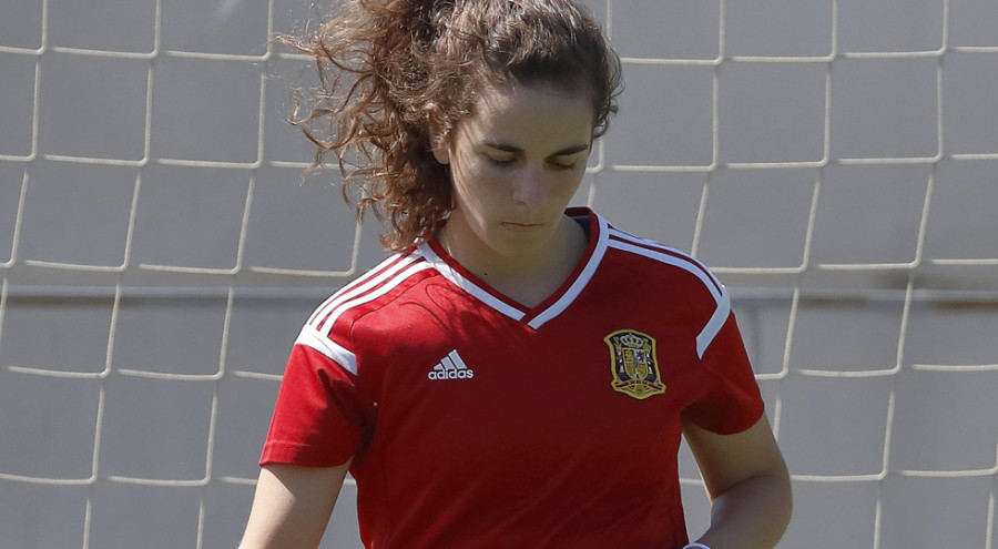 Jugadora gallega de la selección española