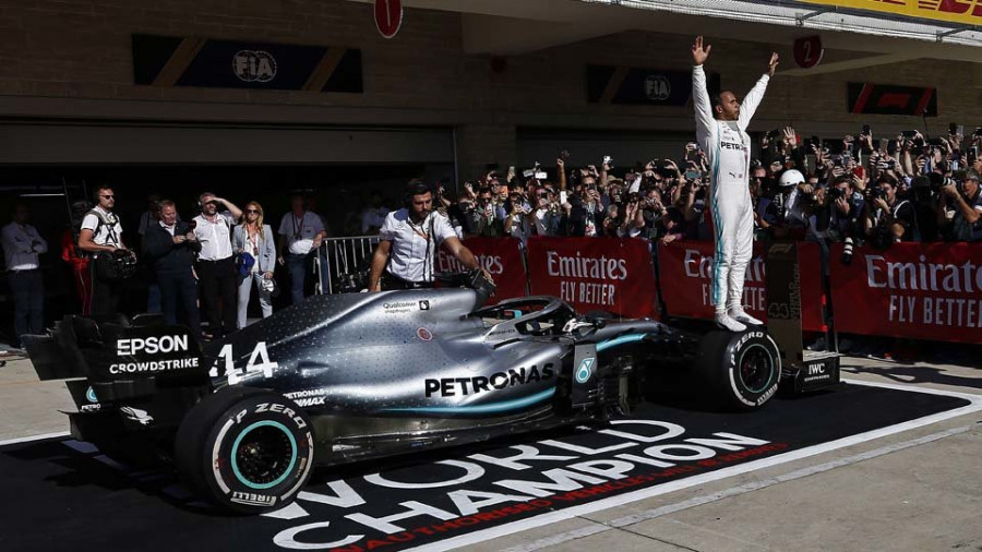 Hamilton ya tiene la sexta corona