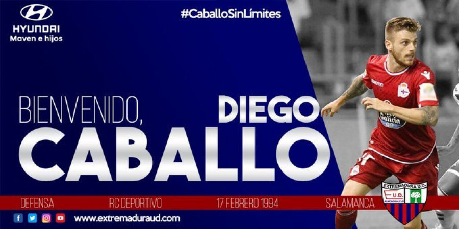 Diego Caballo ficha por un curso con el Extremadura UD