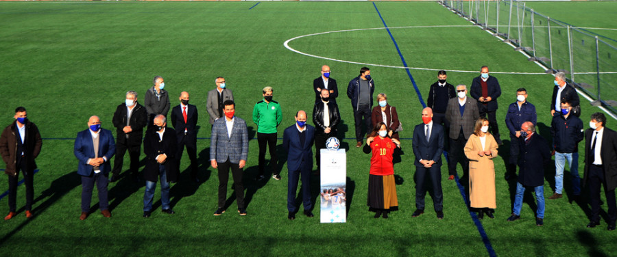 Rubiales visita los campos de San Pedro de Visma