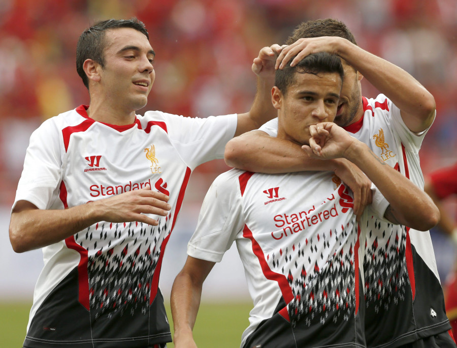 Aspas se reencuentra con su cicerone en Liverpool