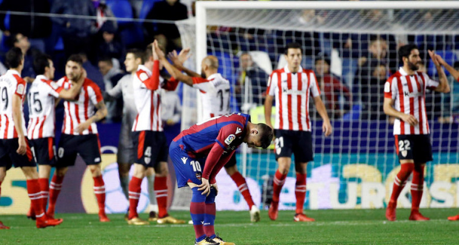 El Athletic se lleva demasiado premio ante el Levante